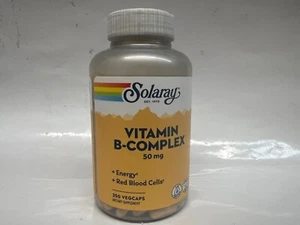 Solaray Vitamin B-Complex 50mg. (250 Capsules) - Picture 1 of 2