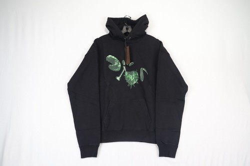 Felpa con cappuccio vita superiore Dior o1rshd1123 M.C&S in fondo nero nuova con etichette S