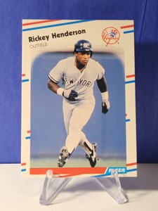 1988 Fleer Rickey Henderson card #209