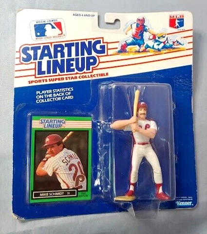 1989 Mike Schmidt Phillies Starting Lineup Kenner Action Figure Cover