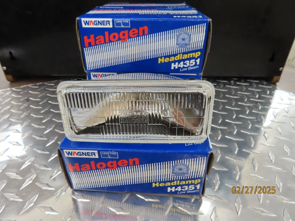 H4351 WAGNER GM FARO BOMBILLA CAMARO/PONTIAC/OLDS/GEO LUZ BAJA Foto 1 de 1