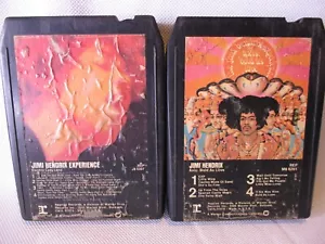 Jimi Hendrix 8 Track Tape LOT Axis Bold As Love & Electric Ladyland VINTAGE - Imagen 1 de 5