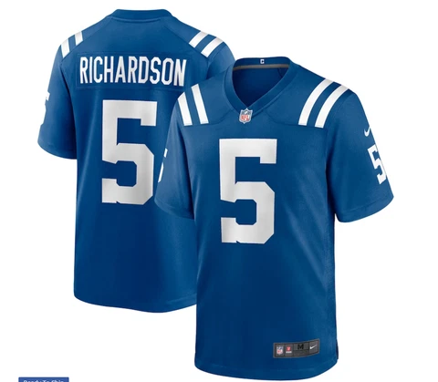 Men's "Anthony Richardson" #5 "Indianapolis Colts" Stitched Jersey #2023 Cover