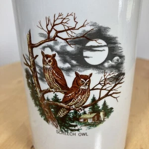 Rare Vintage McCoy Screech Owl Mid Century Modern Pottery Ceramic Vase 677. - Picture 1 of 7