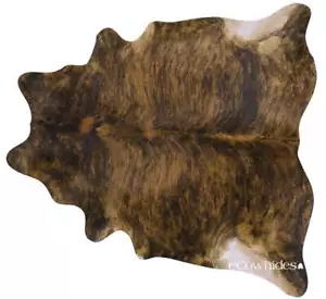 Brindle Brazilian Cowhide Rug: XXL - Picture 1 of 5