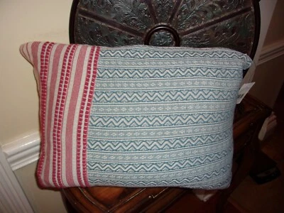 Nueva almohada decorativa múltiple Ralph Lauren Belle Point Granby verde azulado 15x20 Foto 1 de 2