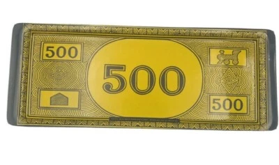 Large 1961 Monopoly Parker Bros R.E. Trading Game Equipment 500 Tray Serving - Image 1 of 4