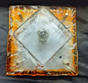 PLAFONIERA in stile MAZZEGA maxØ37cm CEILING LAMP 70'S Vintage - Picture 1 of 15