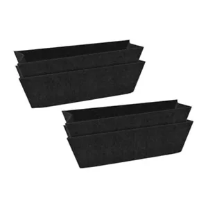 Window Box Liners: 4pcs Felt Planter Basket Liners Non-Woven Fabric Trough - Picture 1 of 8