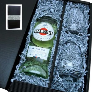 Martini Bianco 14,4% 0,75l mit 2 Gläsern in Geschenkkarton -Glas-Set-Geschenk - Bild 1 von 5