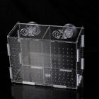 Acrylic Breeding Tanks with Suction Cup for Fish Breeding (2 Grids)