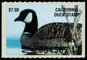United States - California Duck Stamp Scott 17 (1986) Mint NH VF, CV $11.00 C - Picture 1 of 1