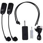 U12F UHF One For Two Wireless Headset Microphone Amplifier Mixer Universal A