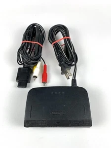 VTG Nintendo 64 Original AC Power Supply Brick NUS-002 + AV Cable N64 WORKS - Picture 1 of 7