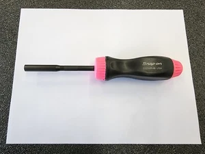 Snap-on Tools USA NEW BLACK & PINK Ratcheting Screwdriver w/Bits SSDMR4B - Picture 1 of 11