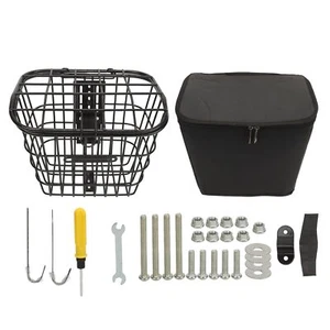 Folding Electric Basket Metal Front Basket Universal Hanging HG - Picture 1 of 22