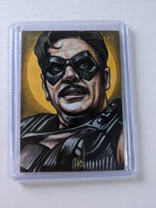 2019 CZX Super Heroes Villains The Comedian 1/1 Sketch By Ashleigh Popplewell - Picture 1 of 2