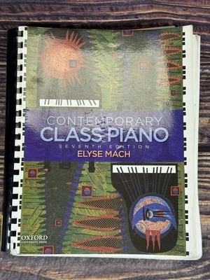 Contemporary Class Piano Seventh Edition Elyse Mach w CD Good Condition - Image 1 of 4