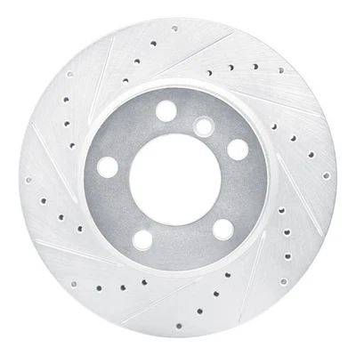 For BMW 420i 16-20 eLINE Drilled & Slotted 1-Piece Front Driver Side Brake Rotor Foto 1 de 3