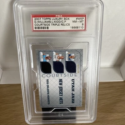 Luxury Box Courtside Triple Relics 2007 D. Williams Jason Kidd Chris Paul 104/149 Foto 1 de 3