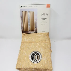 Linden Street Bayshore 1.5" Grommet Top Single Curtain Panel NEW WHEAT 50" x 84" - Picture 1 of 7
