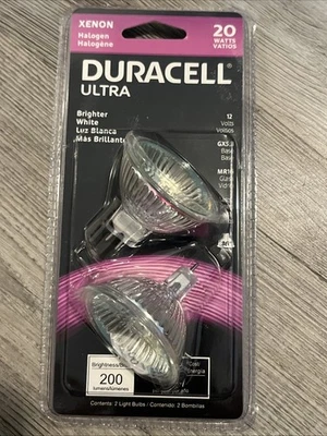 Duracell MR16 20 Watt  Front Glass Xenon Bulbs For 12 volt Fixtures- 2 Pack - Image 1 of 4