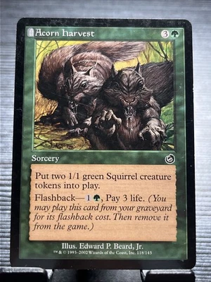 Acorn Harvest - MTG - Torment 118/143 MP Magic the Gathering - Image 1 of 3