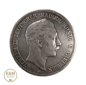E&M 5 Mark 1895 A - Wilhelm II Deutscher Kaiser von Preußen #3-16 - Bild 1 von 2