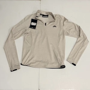 Top J. Lindeberg Steffi Capa Media Mujer Pequeño Crema Con Acentos Negros Nuevo con Etiquetas Largo S - Imagen 1 de 6