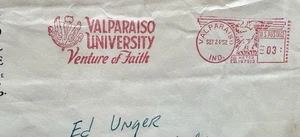 US University Meter Cover(44) +1952 Valparaiso Univ +Lutheran Layman's League - Picture 1 of 3