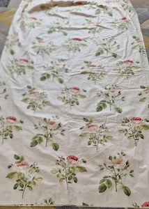 2 x Arthur Sanderson " English Rose" fully lined Curtains with 2 tie backs vgc - Picture 1 of 10