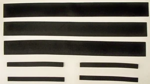 1960 - 1966  Chevy Chevrolet GMC Truck  Hood Brace Sponge Seals 7 piece - Picture 1 of 1