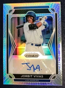 2021 Prizm Draft Picks Jorbit Vivas Los Angeles Dodgers Auto Prizm Card #AU-JV - Bild 1 von 1