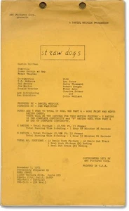 Sam Peckinpah STRAW DOGS Guión Original Postproducción para el #160833 - Imagen 1 de 1