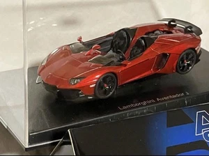 AutoArt Lamborghini Aventador J Iota Metallic Red 1/43 Scale Model Car - Picture 1 of 7