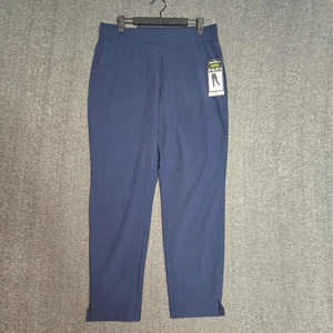 Eddie Bauer Pants Womens Small Navy Traveler Ankle Lightweight Stretch UPF 40 - Picture 1 of 11