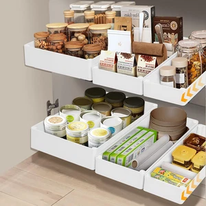 Organizzatore Estraibile Cucina - Set 3 Cassetti Scorrevoli, 3 Dimensioni (ABS R - Foto 1 di 12