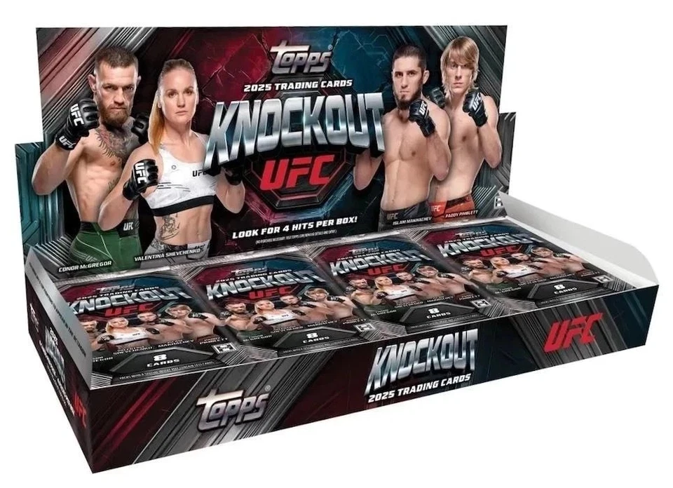 2025 Topps UFC Knockout Factory Sealed Hobby Box - Image 1 of 1