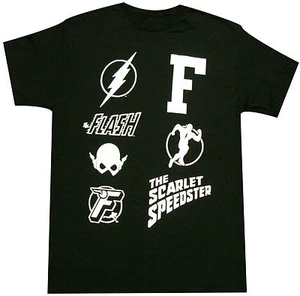 Officially Licensed DC Comics The Flash Icons Adult T-shirt - Picture 1 of 1