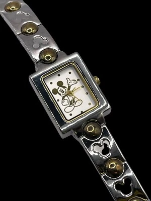 Vintage Disney Seiko SII Mickey Mouse Two Tone Watch Bracelet MC0263 - Image 1 of 4