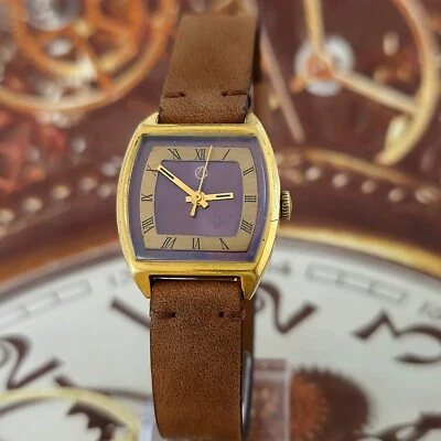 Reloj pulsera soviético vintage para mujer URSS Luch 1805 chapado en oro AU10 exportación Foto 1 de 4