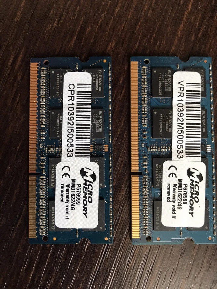 MicroMemory MMD1622/4G - 4GB DDR3 1333MHZ SO-DIMM RAM - Immagine 1 di 1