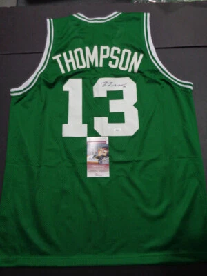 Tristan Thompson Boston Celtics Custom Basketball Style Jersey JSA COA Foto 1 de 3