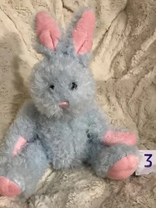 Fine Toy BLAU ROSA Osterhase Hase Plüschtier Stofftier sitzend 13 Zoll Spielzeug SCHÖN - Bild 1 von 9