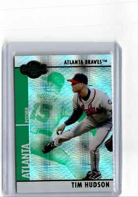 2008 Topps Co-Signers Hyper Plaid Зеленый Тим Хадсон 21/25 Atlanta Braves #037 - Изображение 1 из 2