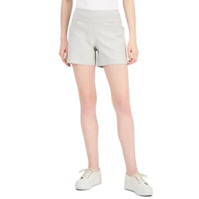 INC International Concepts Women's 16 Tan Mid-Rise Pull-On Shorts NWT. - Image 1 of 4