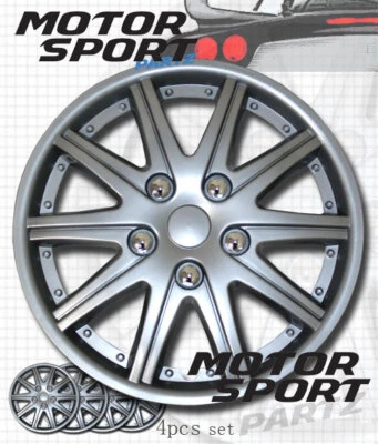 Wheel Rim Skin Cover 4pcs Set Style 027 Hubcaps 14" Inches 14 inch Hub cap - Image 1 of 4