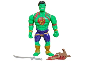 ULTRA RARE TOY MEXICAN FIGURE BOOTLEG MUMMRRA THUNDERCATS & HULK 80'S - Picture 1 of 8