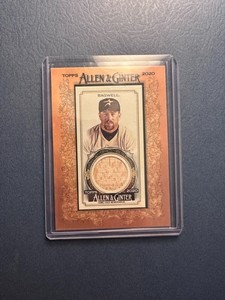 2020 Topps Allen & Ginter Jeff Bagwell Mini Framed Bat Relic #MFR-JBA Astros