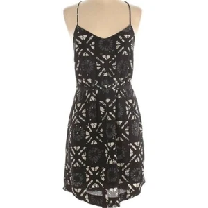 Madewell Starview Seiden Minikleid 6 zierliches Batik Sommerkleid Strand Küste adrett  - Bild 1 von 17